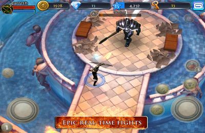 Gameplay screenshots of the Dungeon Hunter 3 for iPad, iPhone or iPod.