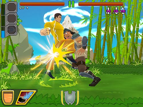 Gameplay screenshots of the Master of tea kung fu for iPad, iPhone or iPod.
