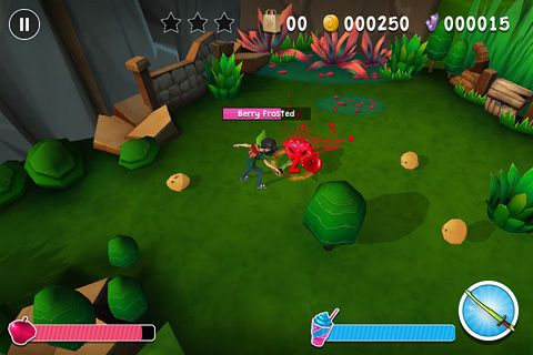 Gameplay screenshots of the Smosh: Food battle. The game for iPad, iPhone or iPod.