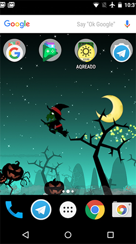 Download Little witch planet free Holidays livewallpaper for Android phone and tablet.