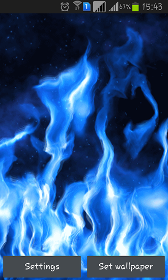 Download Blue flame free livewallpaper for Android 4.0.4 phone and tablet.